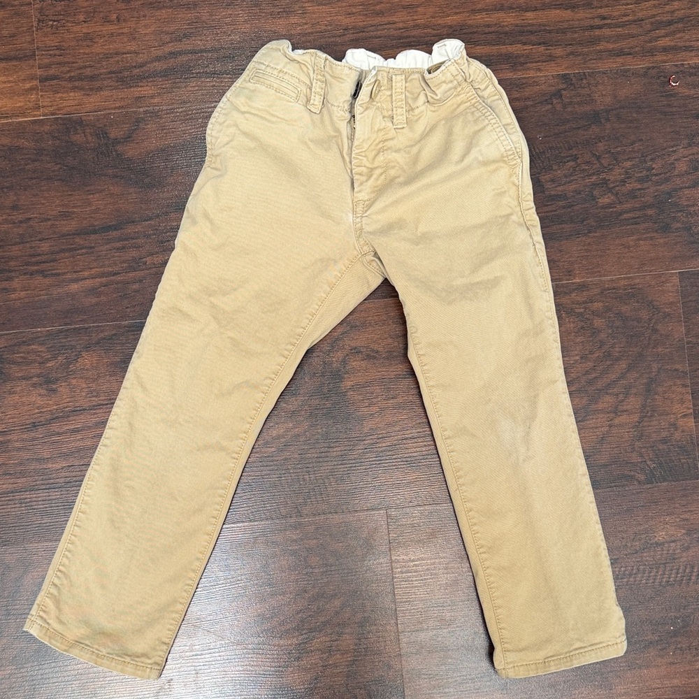 GAP Boys Tan Khaki Pull-On Chino Pants